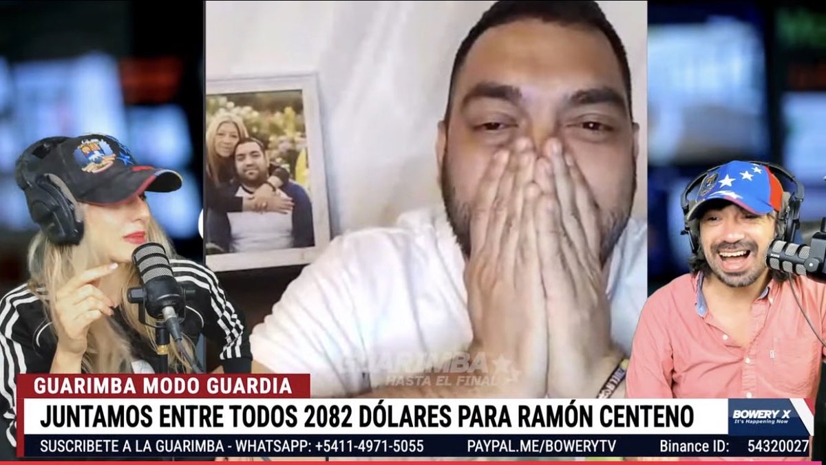 MORYFLORES's tweet photo. @GastonLevar y @ChacoCma en la Guarimba Digital lograron recolectar el dinero que necesita Ramón Centeno para su operación, espero verte caminando pronto y tu madre debe estar feliz por ti #LibertadParaTodosLosPresosPolitico #GeneraciónIndependencia https://t.co/q9bMzmMD6m