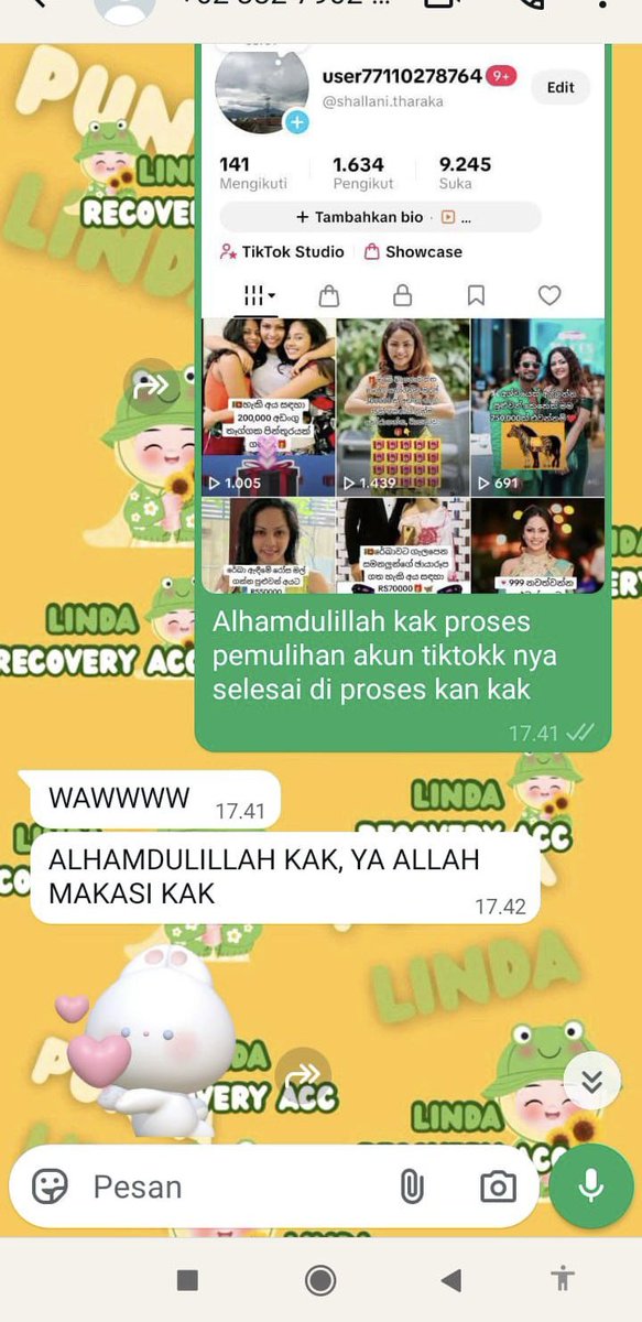 leuhcn's tweet photo. JASA PEMULIHAN AKUN &amp; HAPUS AKUN

1•AKUN LUPA PASWORD/KE HACK
2•JASA SADAP WA
3•JASA SUSPEND/UNSUSPEND AKUN
4•JASA HAPUS AKUN
5•JASA HACK/PULIHKAN
AKUN,GMAIL,INSTAGRAM,TWITER,FBTIKTOK,TELEGRAM,DLL
6•JASA LACAK

Full testi,fast respon,amanah
https://t.co/TbGtb6fkn6 https://t.co/k4E4EyWavh