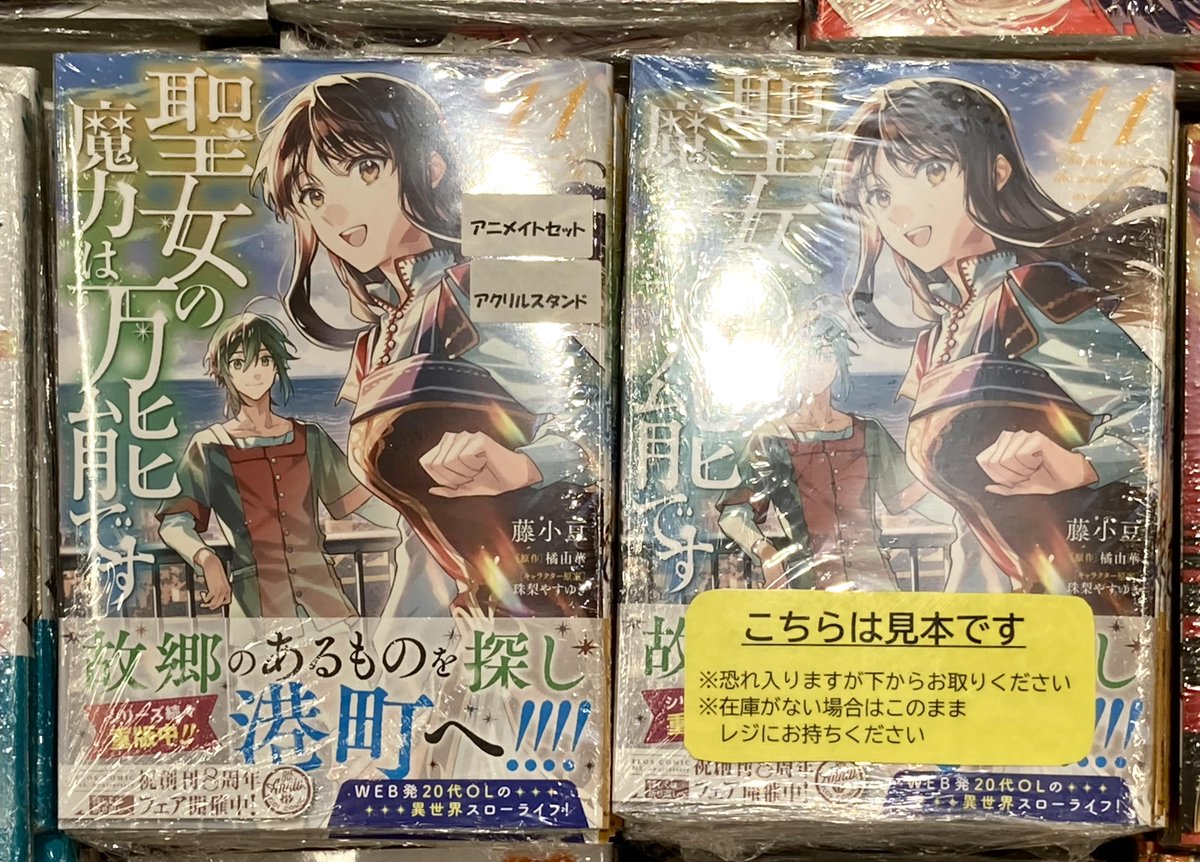 書籍入荷情報①】 「聖女の魔力は万能です」11巻 ＃アニメイト特典：B6