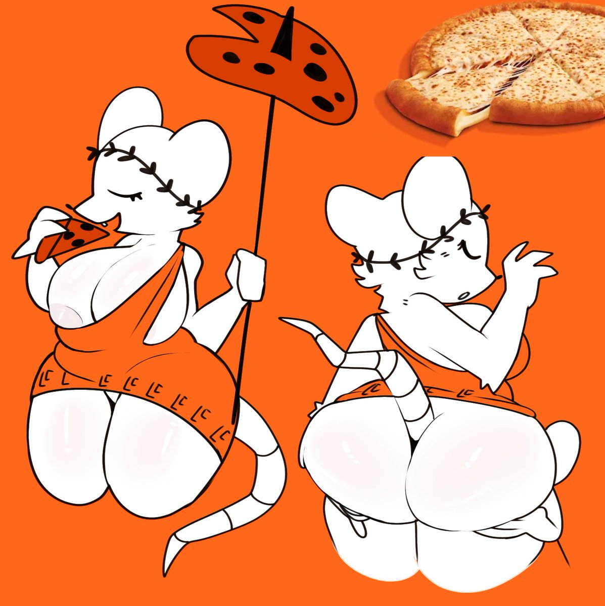 Snazzle_snapp's tweet photo. Stuffed crust for those who likes a Lil extra more cheese https://t.co/mKuv0B8SyC
