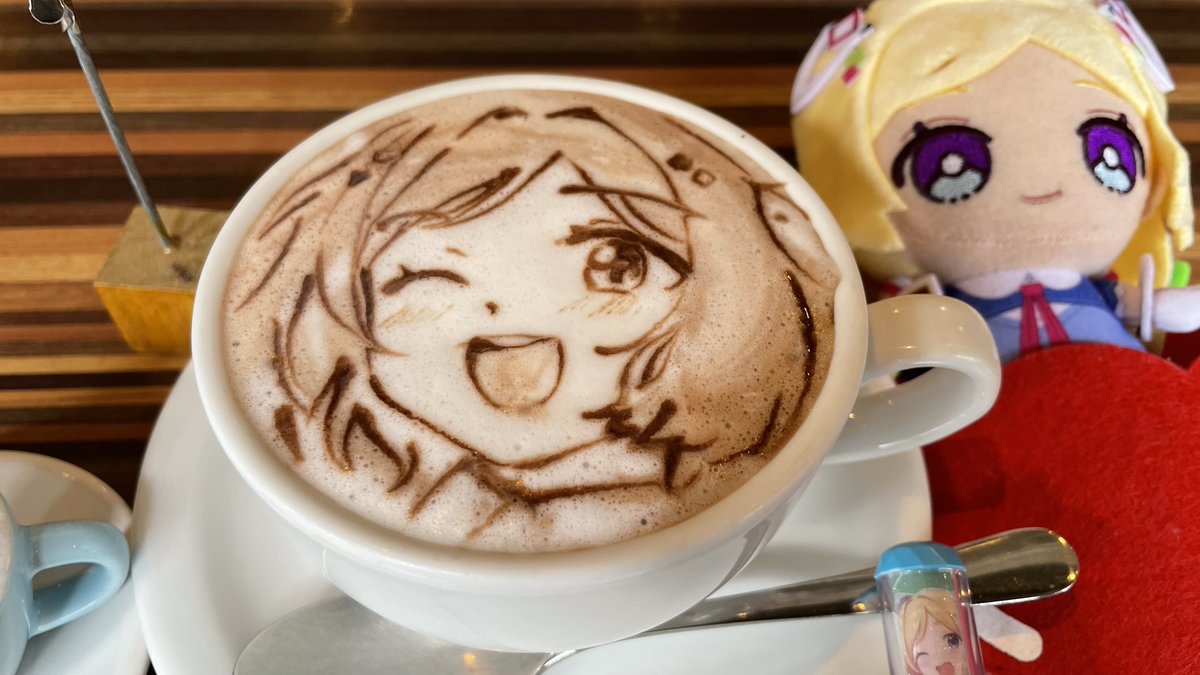 fav_world_hw's tweet image. 🎂 #アキロゼ生誕祭2026 🎂

#REISSUE  さんにて🍎アキちゃんのラテアートを描いていただきました☕️
生まれて初めて描いていただいて、あまりの出来の凄さに感動して手がつけれないよ…
#アロ絵