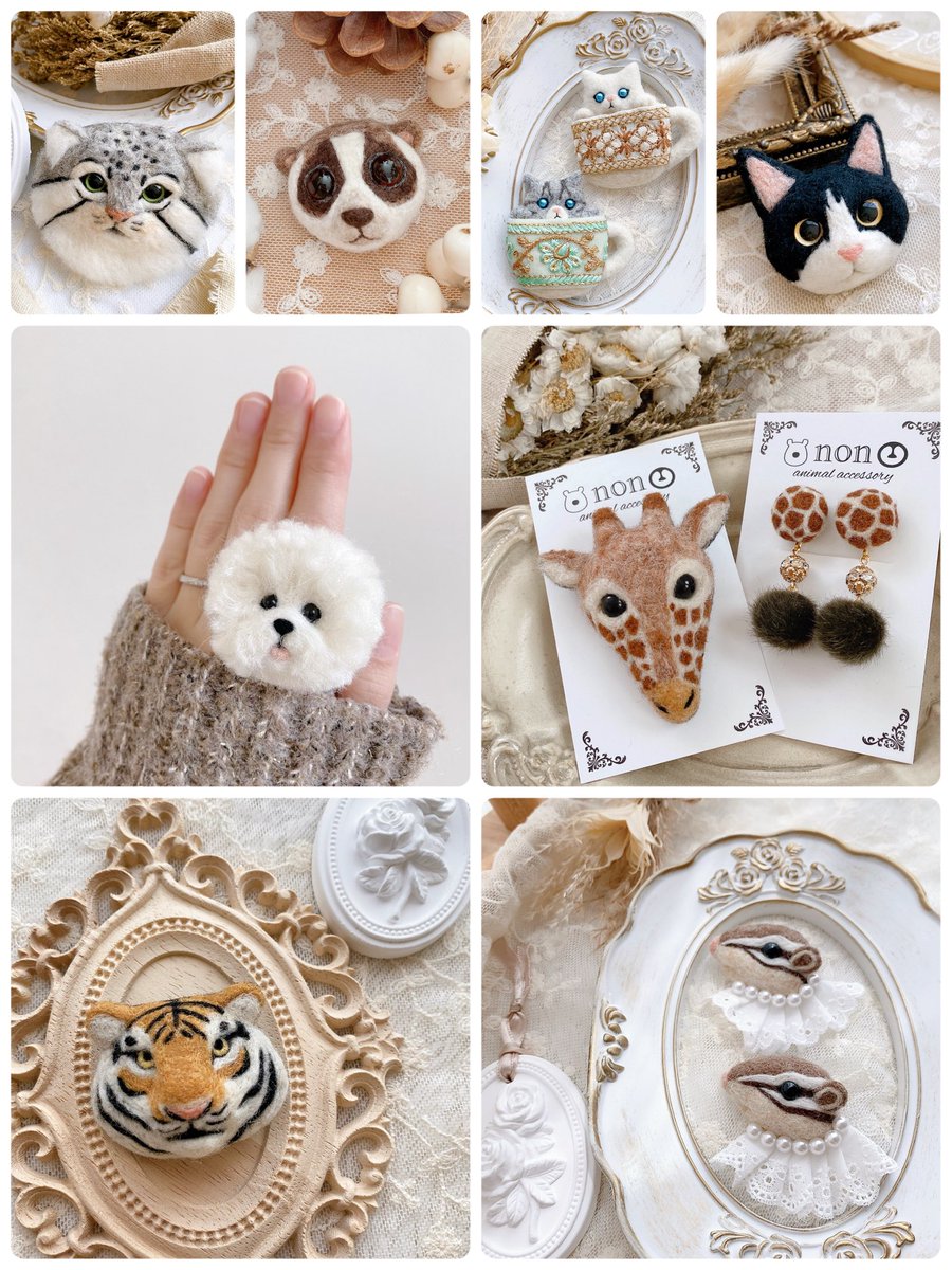 #みんなでシェア企画展
羊毛フェルトでいろんな動物を
作っています🐑🤍

🎪出展イベント
2026.3/7(土)〜3/8(日)
ハンドメイドフェスデザインマーケット
📍コンベックス岡山

お近くの方はぜひお立ち寄りください🩰

thanks🧡 <a href="/Lupopo_cafe/">*LUPOPO cafe&gallery* 三軒茶屋の糖質オフのケーキ専門カフェとハンドメイドのお店</a> 様