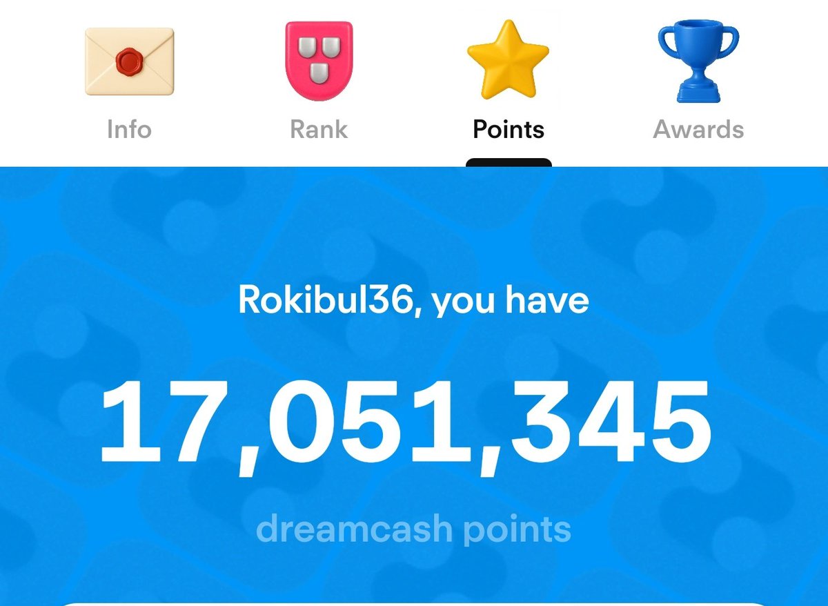 Don't Miss Free Point Every Second.

🔥Dreamcash Airdrop <a href="/Dreamcash/">Dreamcash</a>
🎁Mining Points = Token at TGE

✅Download App:
dreamcash.xyz/share?code=1EB…

➡️Invite Code: 1EBZRK (5k Points)

✅Create Account &amp; Verify Email 
✅Set Username 
✅Skip Wallet Import 
✅Click "Point" &amp; Check Point