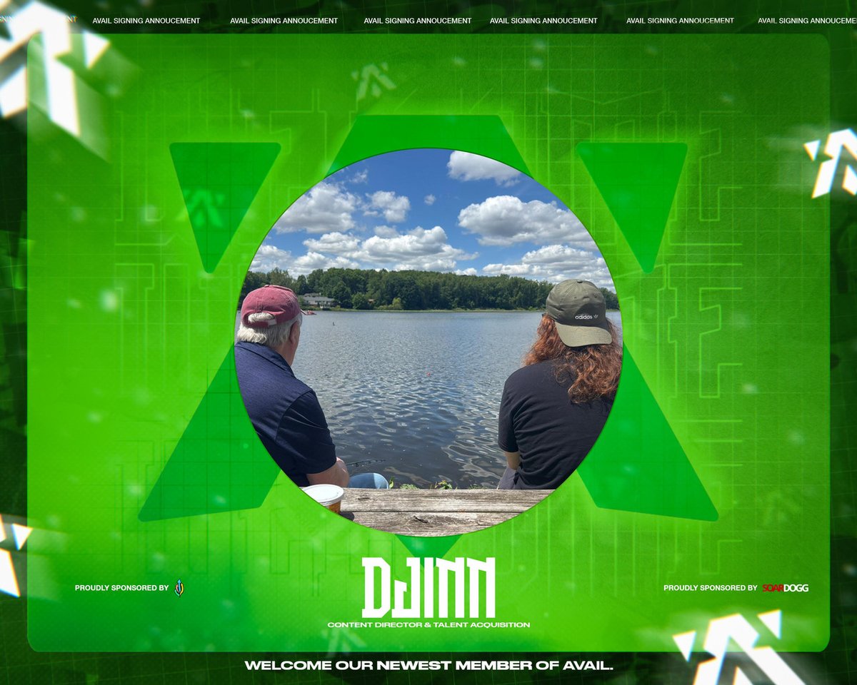 Welcome the newest member of our management team, <a href="/DjinnMLG/">DjinnSmash</a>. 

He will be helping shape our Content side into the best version of itself for the FUTURE!

#WeAreAvail 👀💫