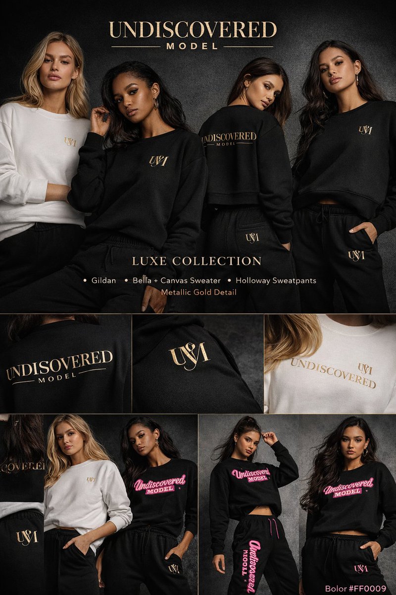 UndiscoveredMod's tweet photo. @UndiscoveredMod 🖤 T-SHIRT, SWEATSHIRT
Minimal words. Maximum impact.
Now live.
Shop on our IG Store ✨
#StatementWear #ChicAndConfident #UndiscoveredModel
Wear your becoming.
Don’t wait to glow.
Tap to Shop on our IG Store 🛍️
#FutureIcon #EmpoweredFashion #GirlsWhoLead https://t.co/rbkMWGTVAa