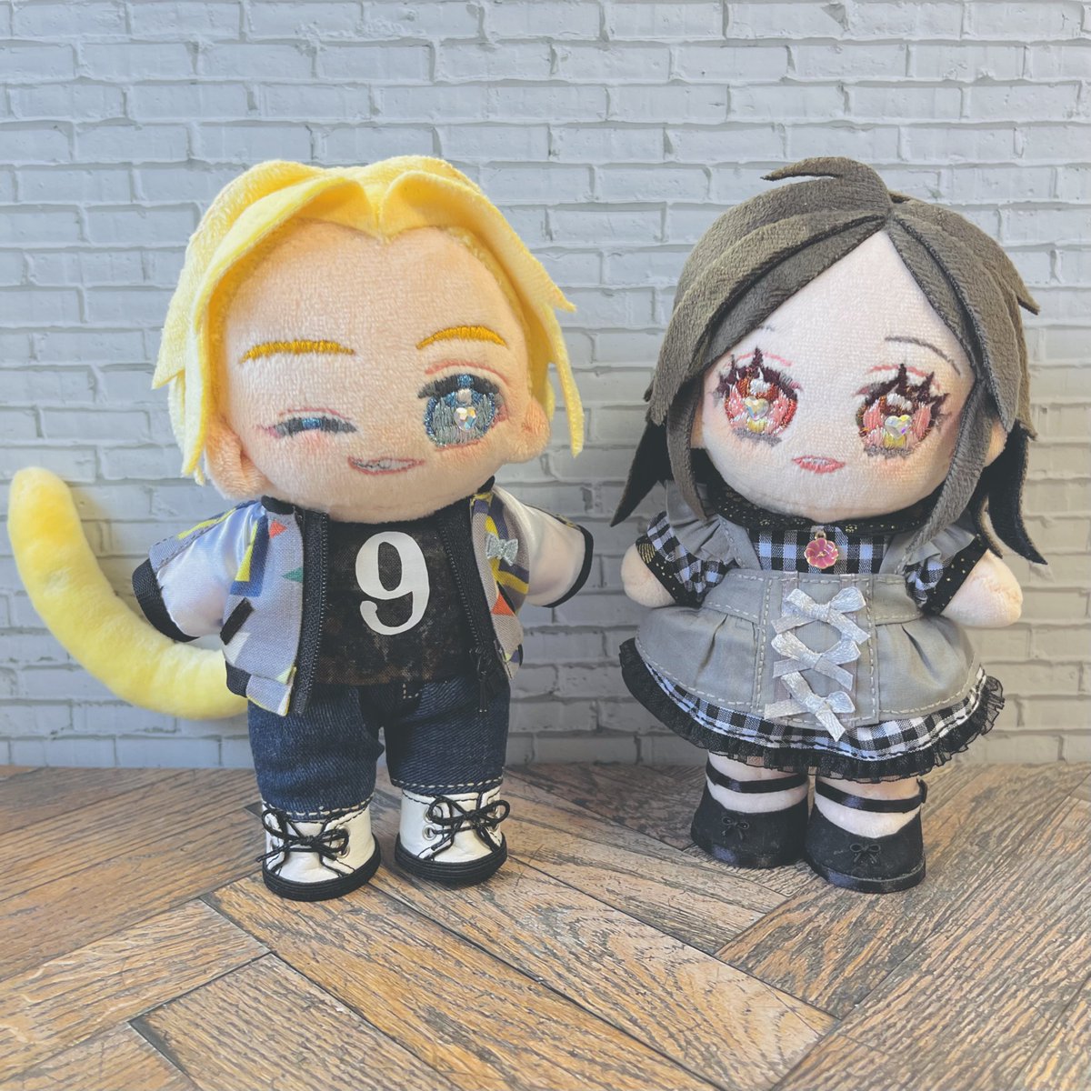 新しいジタガネぬいちゃんができたよ〜〜 本当は先週には出来てたけど