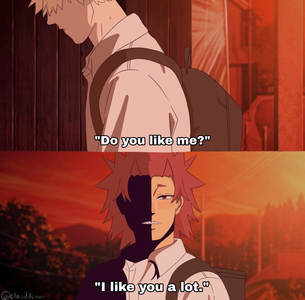 clouddsnwn's tweet photo. Two of my fav things together 🙌

#kiribaku #krbk #MHA #KirishimaEijirou #bakugokatsuki #TSHD https://t.co/IX1CUX3rt4