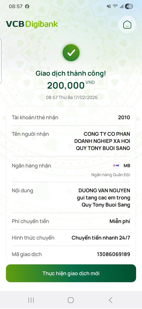 Năm mới trao yêu thương
