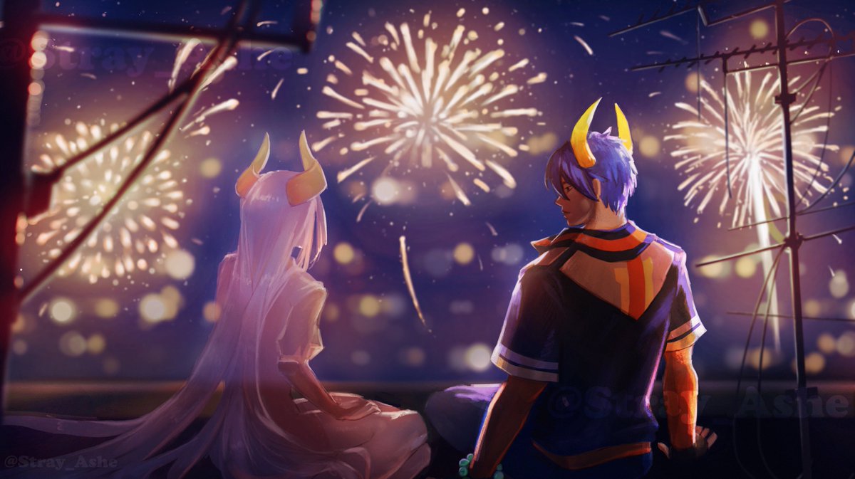 Stray_Ashe's tweet photo. Happy Chinese New Year.

Lunar beast #Aphelios and #Alune https://t.co/kAzPQNhlNn