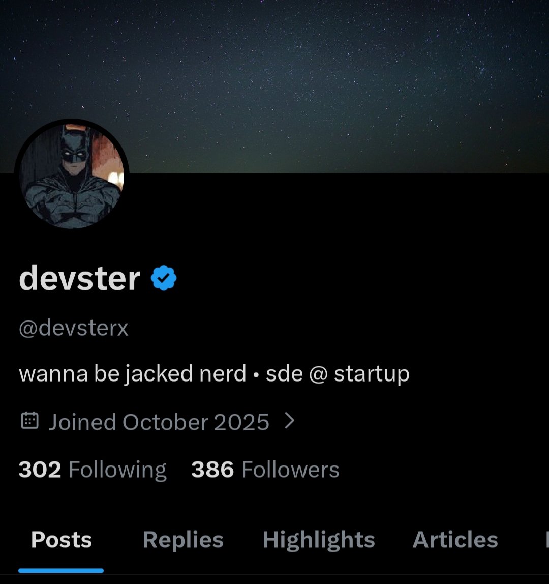 devsterx's tweet image. Close to 400.
If you are in tech, Let's connect everyone 🤝🏻
