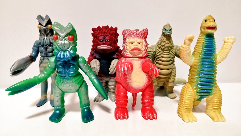 昔むかし、ガシャポンで発売された #ブルマァク魂 ✨ 復刻ソフビが高価