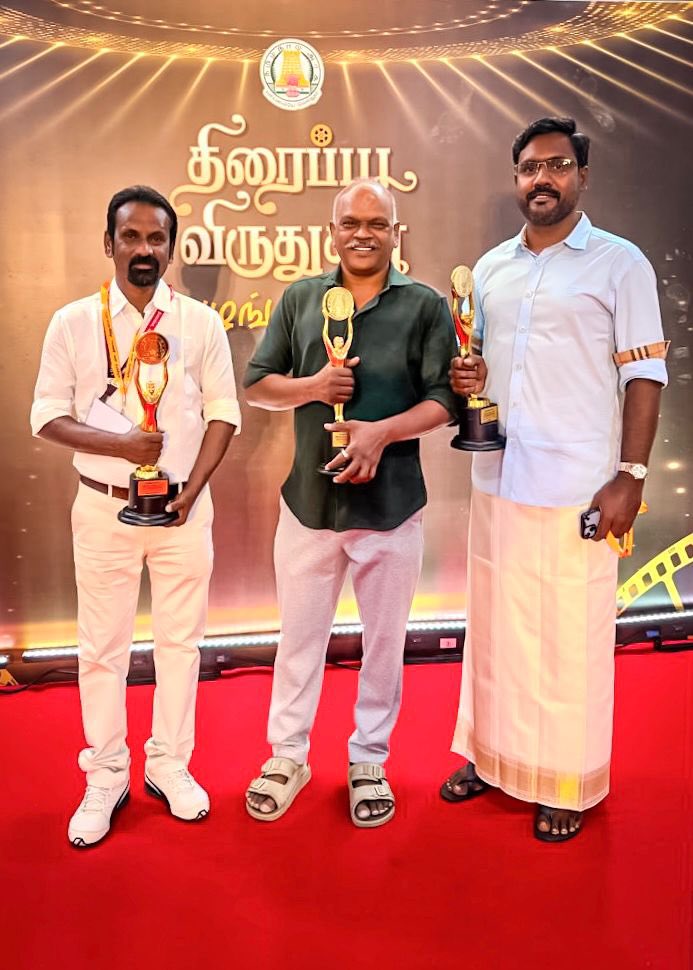 chelladurai355's tweet photo. State award, KV Anand assistants Chelladurai DOP, Velraj DOP, Richard DOP https://t.co/b01CPsmMl6
