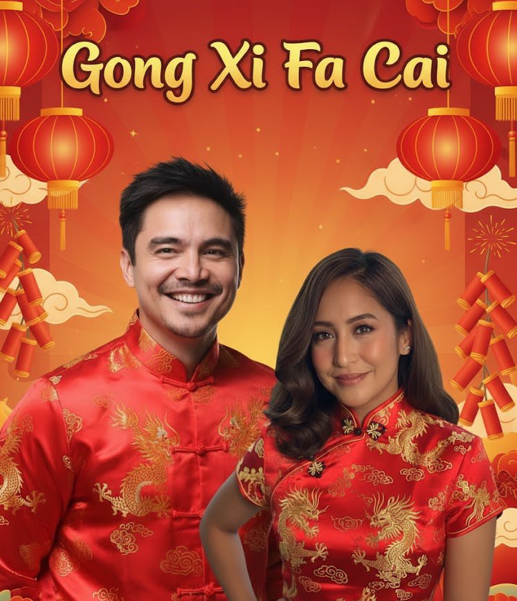 Gong Xi Fa Cai
Kung Hei Fat Choi 
Happy Chinese New Year 2026 from our labs, #MarJo, Marvin Agustin and Jolina Magdangal. 

P.S. Miss ko na kayo together.