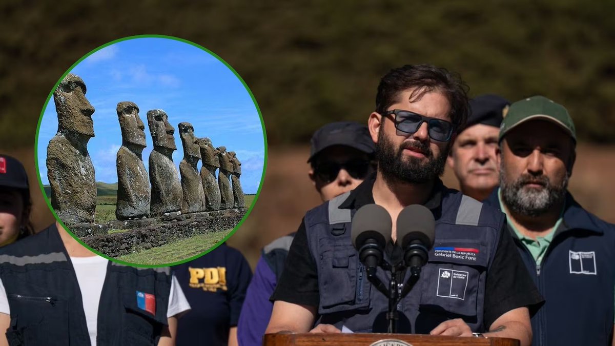 GradeGeorge's tweet image. El merluzo Boric se va a Isla de Pascua en el avión presidencial pagado por todos los chilenos ... 

DESCRITERIADO !!