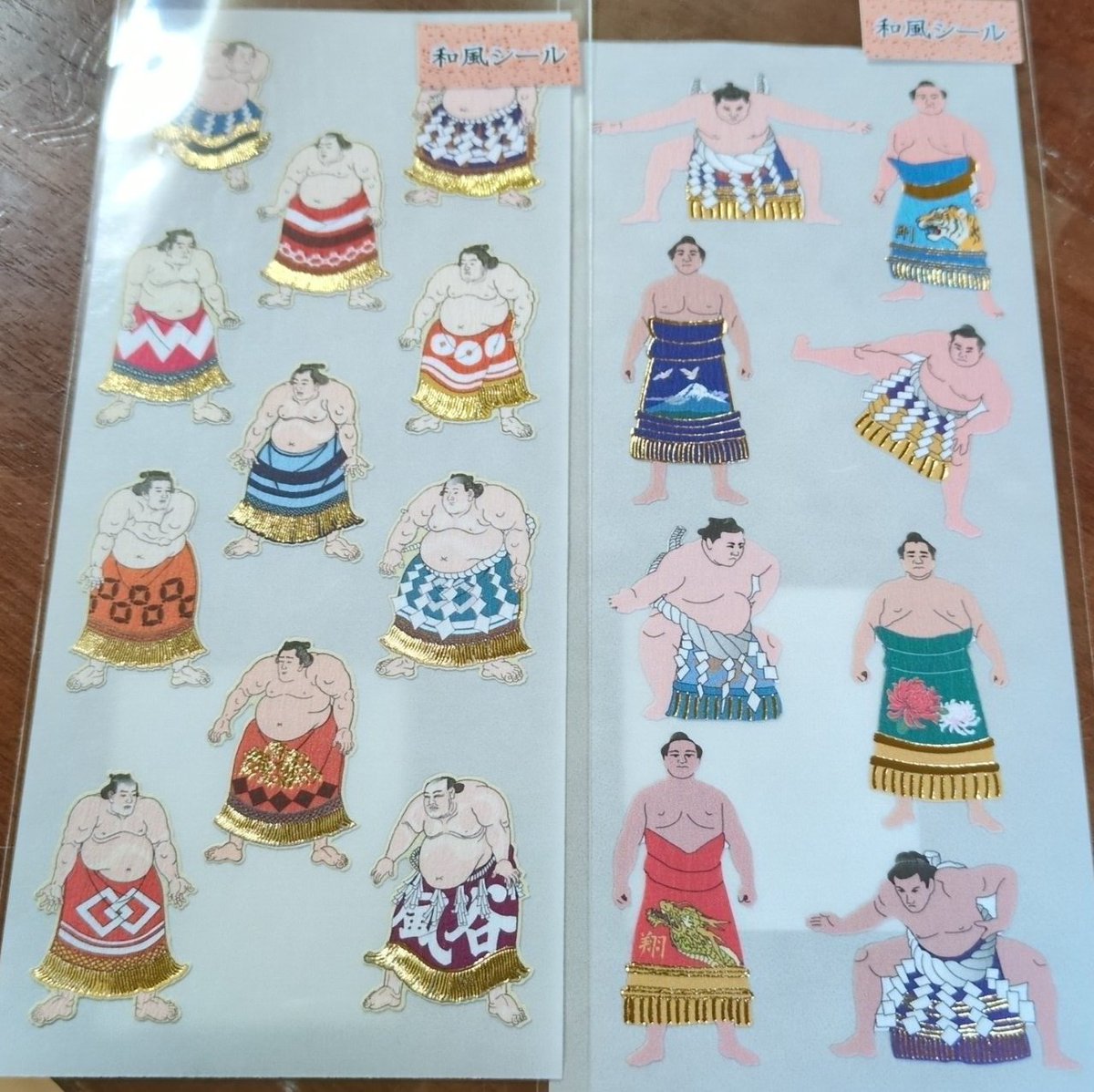 ｷﾀ━(ﾟ∀ﾟ)━! 相撲シール✨