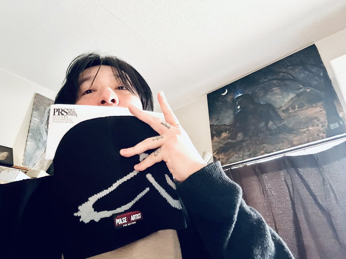 candy__nozoki's tweet photo. お世話になっているPRSからpulse artistのキャップとカードが��いた!!
感謝!
頑張るぞ!!
#prs #prsjapan #myprs #prspulseartist #music #thapinonoir #prsguitars #音楽
#及位candy平 https://t.co/kgJRVszY4D