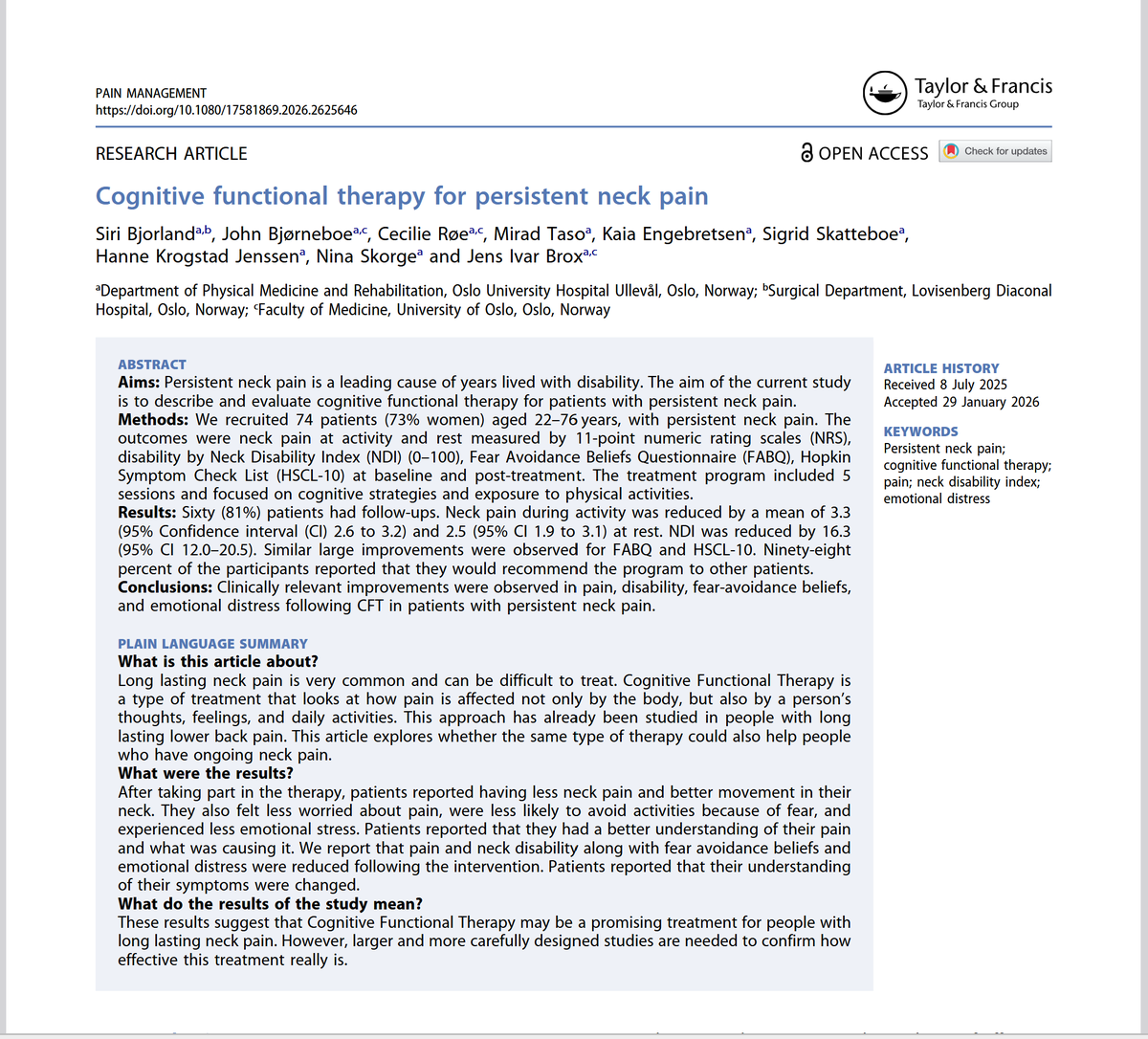 Physio Meets Science tweet media