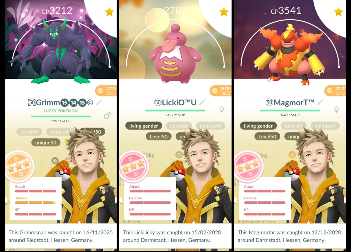 Gen4 almost done, just missing a handful of hundos
#maxoutmonday

Giga Grimmsnarl L50 ✅ 
Lickilicki L50 ✅ 
Magmortar L50 ✅ 

Total L50: 725
Unique L50: 580