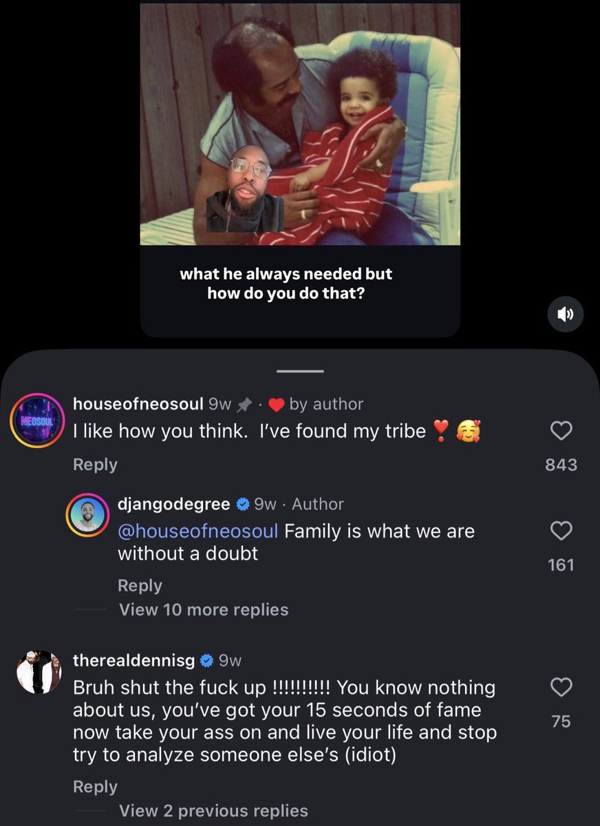 BoveiDaDon's tweet photo. Dennis said bruh stfu 🤣🦉🫵🏾 Drake and his father ain’t for the games!!! https://t.co/RODhiIHBTx