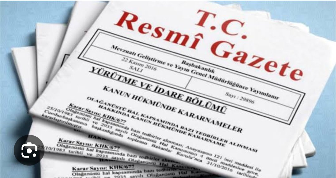 Önce Resmi Gazete'de kademe, sonra seçim. 
#KademeKonferansı