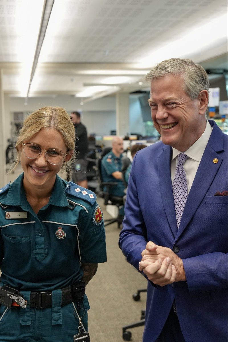 Our new expanded Queensland Ambulance Service Clinical Hub at Kedron helps specialist staff monitor and navigate patients to the most appropriate care after they’ve called Triple Zero (000). 

It’s all part of the fresh start we’re delivering for our State.