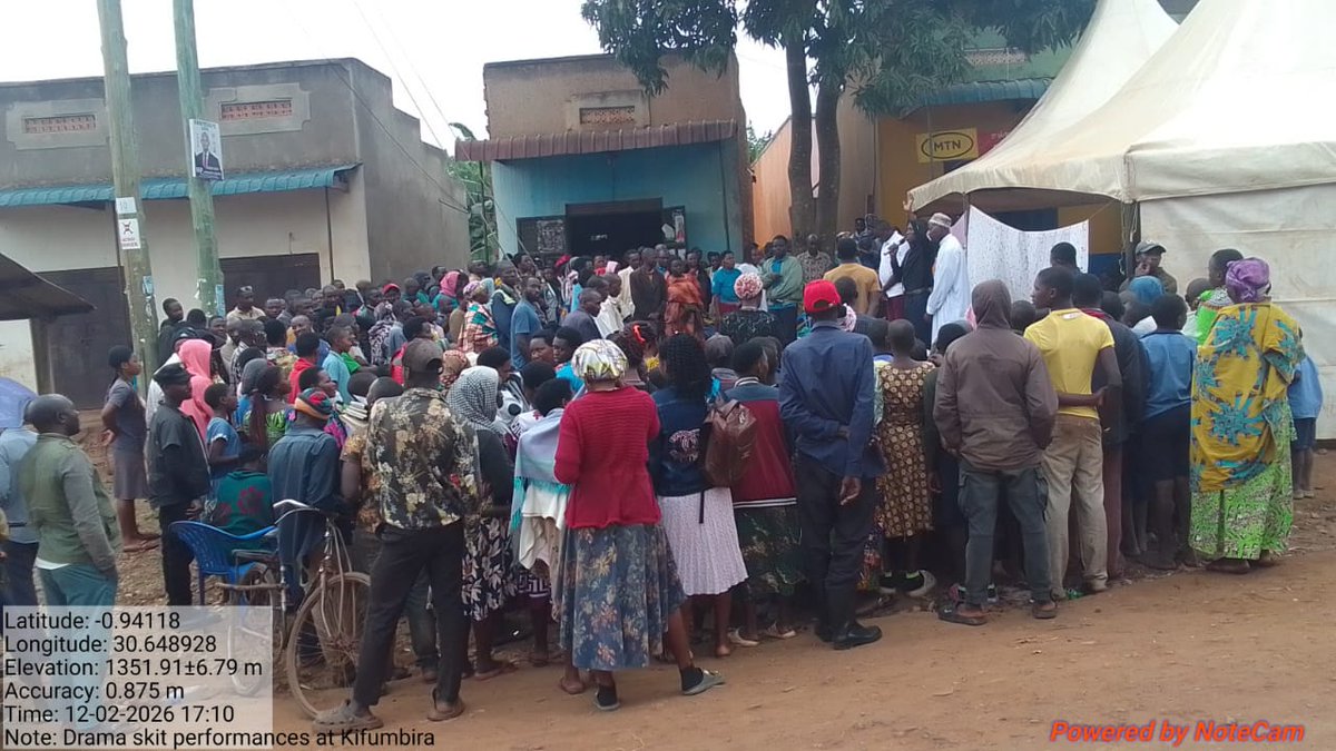 Chrbertconsult's tweet photo. On 13/02/2026,the Stakeholder Engagements Consultant-Chrisbert Consult (U) Limited successfully concluded drama skit performances in the project area. At Kifumbira (serving Rwamwijuka, Kigando &amp; Kamwosya residents) and Kisyoro 2 stage (serving Kisyoro, Rwembwera 1 &amp; 2 residents) https://t.co/Id3ZoW4z4z