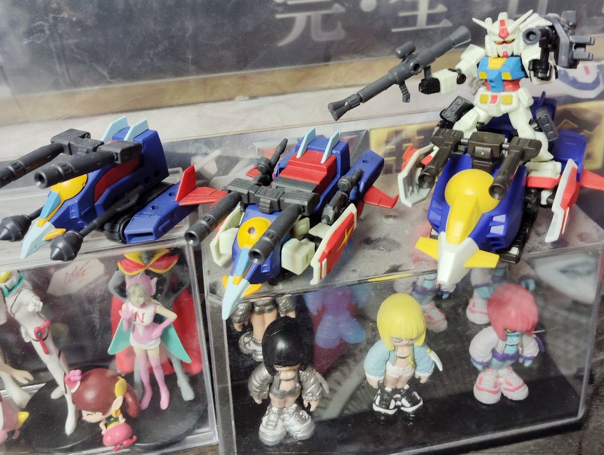 54Sela's tweet photo. Gアーマー

Gアーマー編隊!
かっちょいー!(⁠・⁠∀⁠・⁠)
#Gアーマー #モビリティジョイント　#モビルスーツアンサンブル　#ガンダム　#ガンプラ好きと繋がりたい https://t.co/i60BeqUL16