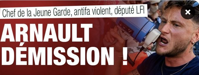 Ad_Vitam44_'s tweet image. 🔴Chef de la Jeune Garde, antifa violent, 
député LFI ARNAULT DEMISSION ❗️
Signez la #pétition ✍️
sur
ARNAULT-DEMISSION.fr
 arnault-demission.fr