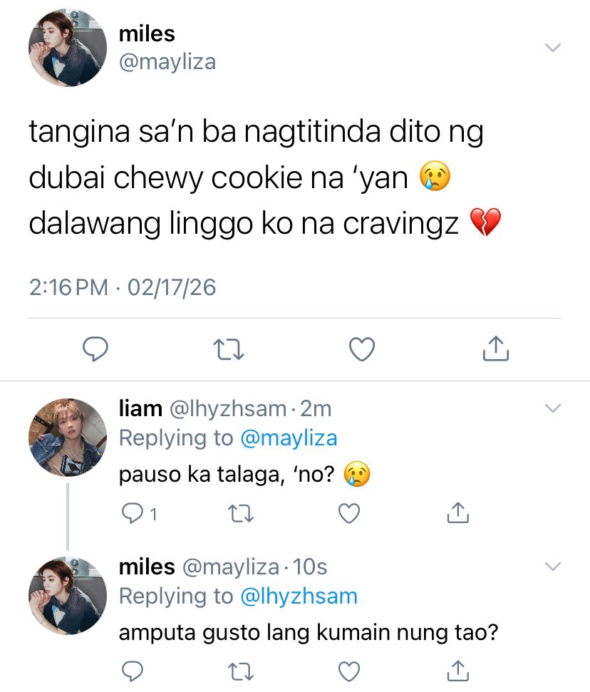yoifourz's tweet image. chewy heart, 🧆 
a #taeshan | gongfourz filo au 

miles has been craving the trending dubai chewy cookie. and to satisfy that craving… he has only one option — his ex.