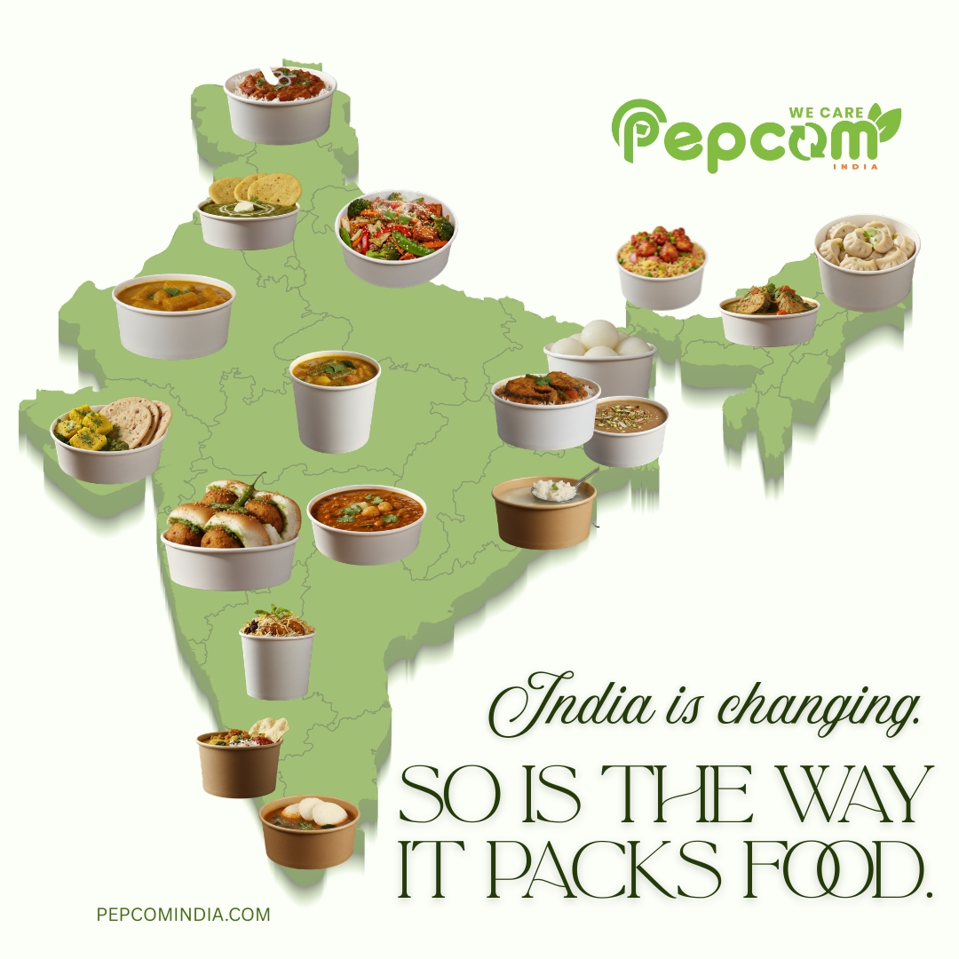 PepcomIND's tweet photo. India is changing.
So is the way it packs food.
From awareness to action,
from convenience to responsibility,
packaging is evolving.

#IndiaIsChanging #Pepcom #EcoPackaging #PaperBased #FoodSafety #SustainableIndia #PlasticFree https://t.co/K15gfGhgOj