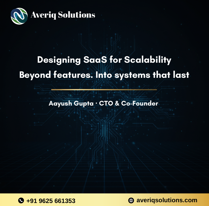 AveriqSolutions's tweet photo. Most SaaS breaks when it scales.
Not because of traffic — but because of architecture.
Modular. Secure. Observable.
That’s how real SaaS is engineered.

— CTO philosophy at Averiq Solutions 
#SaaS #CTO #SoftwareArchitecture #BuildForScale #TechLeadership https://t.co/hKy10ddDox
