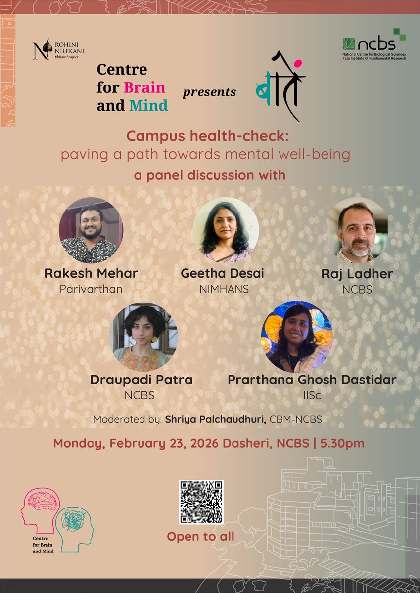 Rohini Nilekani Center for Brain and Mind - NCBS tweet media