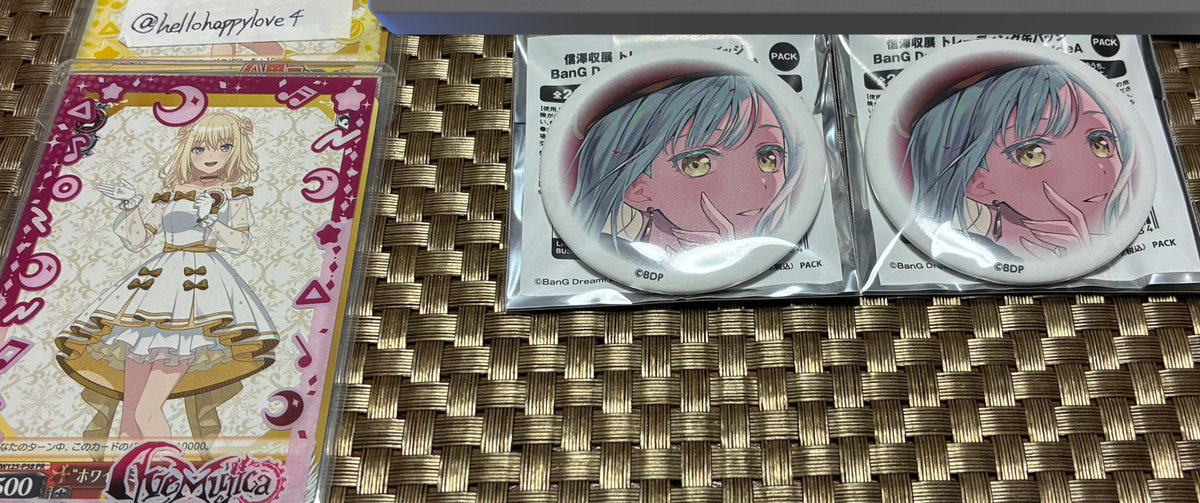 交換 】バンドリ ガルパ 缶バッジ 信澤収展 トレーディング缶バッジ