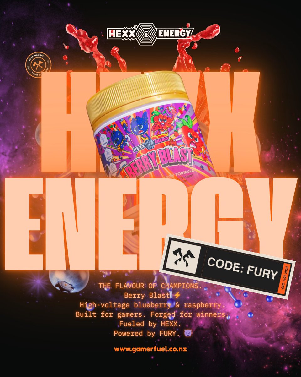 Champions don't sleep. 🏆
Neither does the villain who made them.
Fuelled by <a href="/gfuelnz/">Gamer Fuel New Zealand</a> the taste of total domination 🩸

Use code FURY for 10% Off 
#HearOurFURY 🔥
