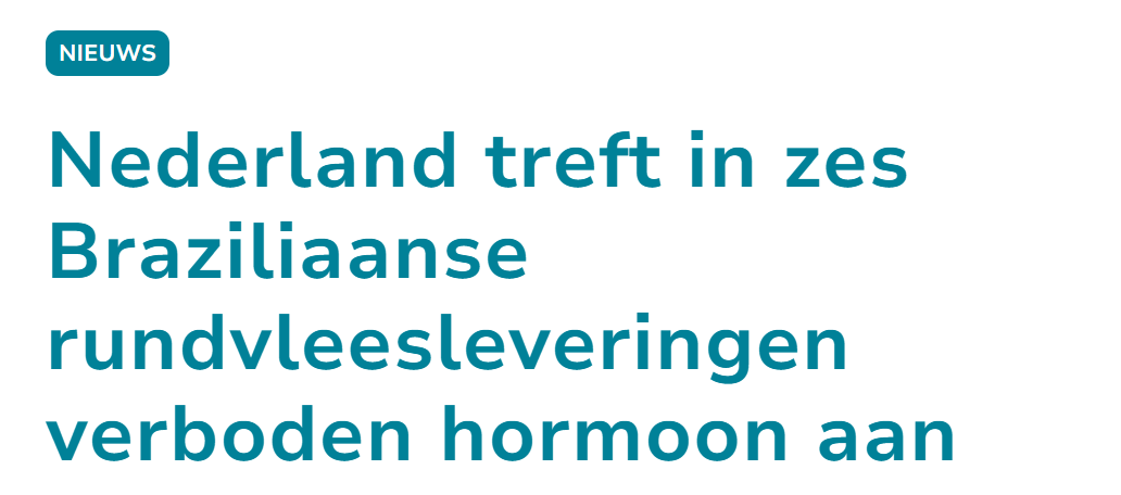 Maar geen paniek, beste mensen. Wat we importeren uit die landen voldoet volledig aan onze kwaliteitsstandaarden. 🤡