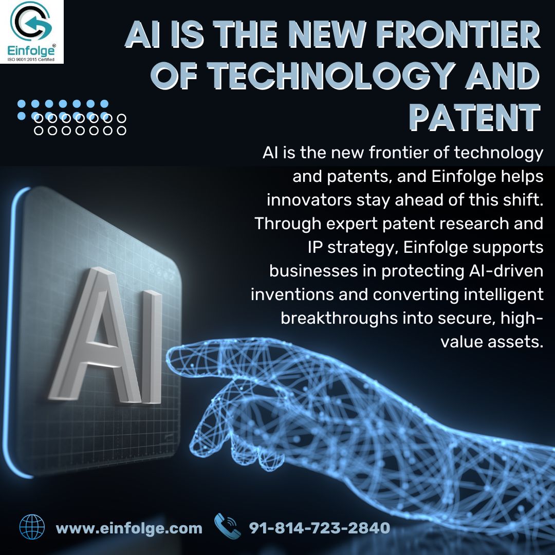 Einfolge's tweet photo. #Einfolge supports #businesses in protecting #AIdriven inventions
visit: https://t.co/dsLyGGy3VR
#AIInnovation #AIPatents #IPStrategy #PatentAnalytics #FutureTech #IPExperts #AISummit #FutureTech #TechConference #AITrends #TechSummit #EmergingTech
 #Einfolgetechnologies https://t.co/uTMJvwWhtS