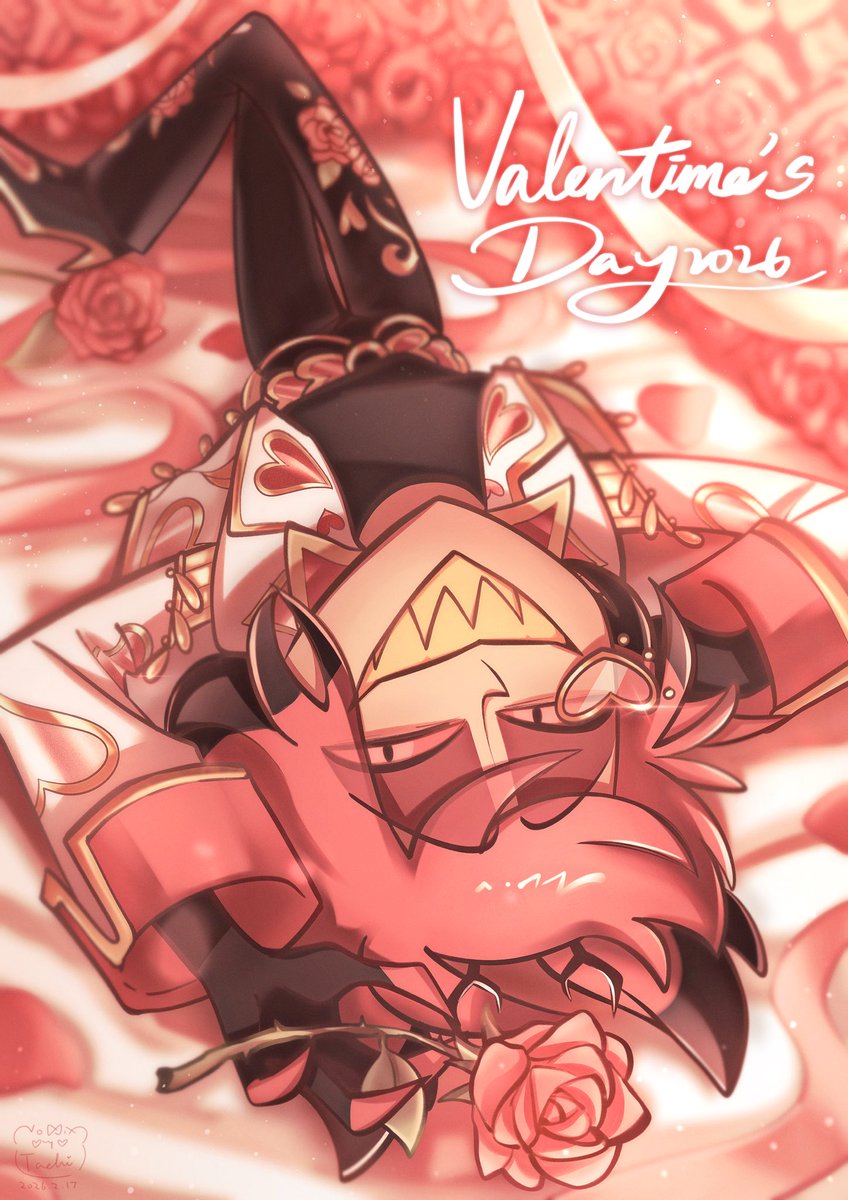 A belated Valentine’s Day 2026🌹

#HazbinHotelFanart 
#HazbinHotelAlastor