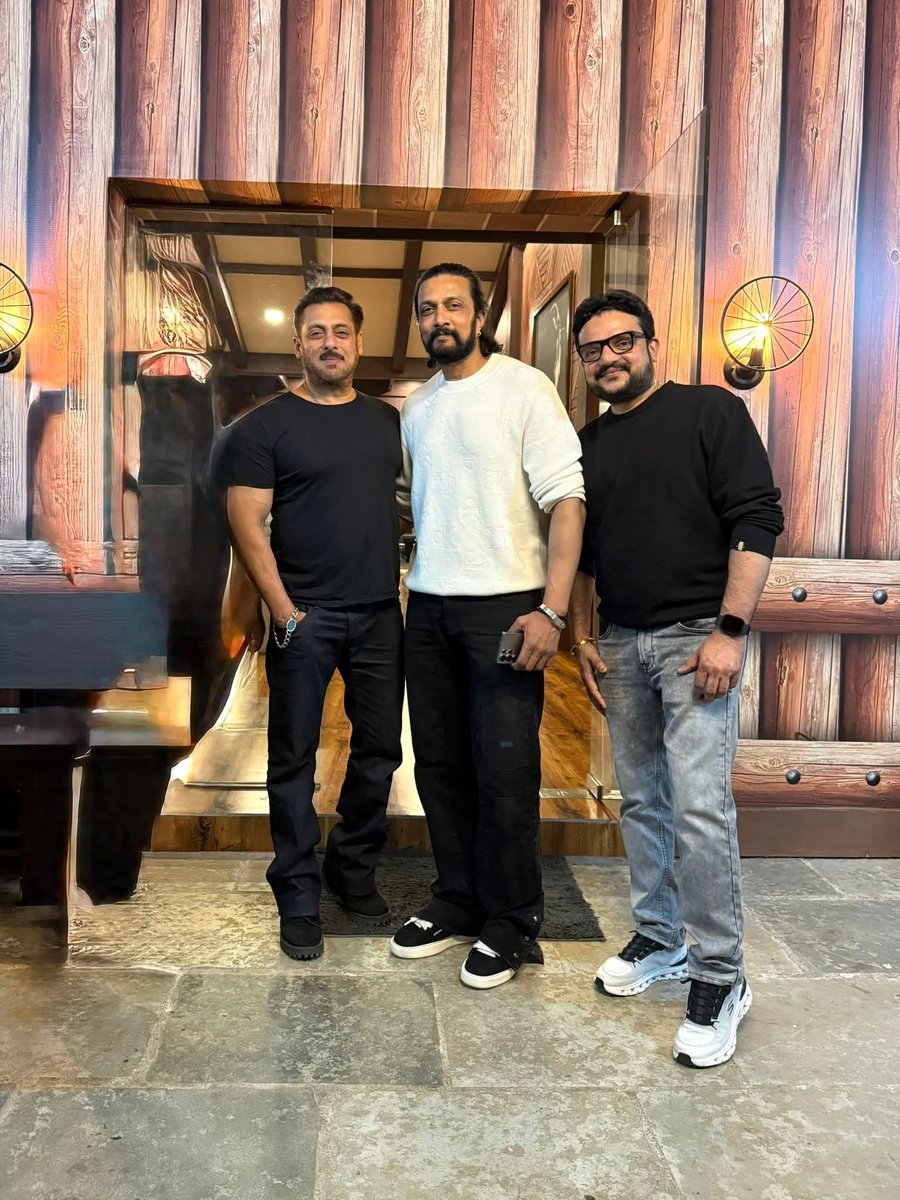 Adarsh S Shetty (IG &amp; FB):-

“Thank you Sudeep Anna ❤️
It was truly a special moment to party with Salman Sir and Sudeep Anna at Film City. The atmosphere felt just like home – warm, joyful, and full of positive energy. Grateful for the memories and the wonderful company. 🙏✨