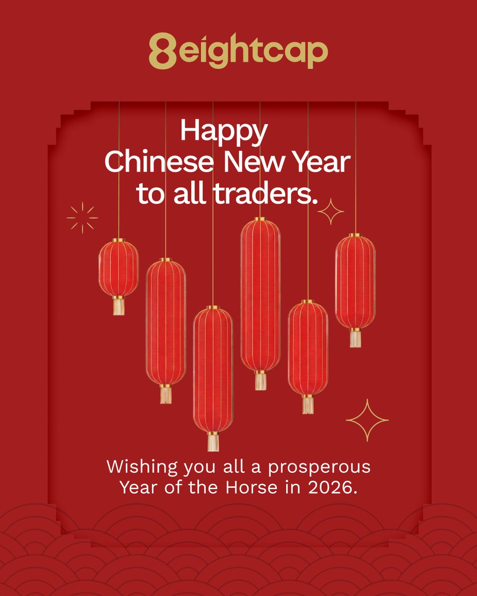 Wishing our community a prosperous and joyful Chinese New Year 🧧

May the Year of the Horse bring strength, momentum, and new opportunities.

#eightcap #ChineseNewYear