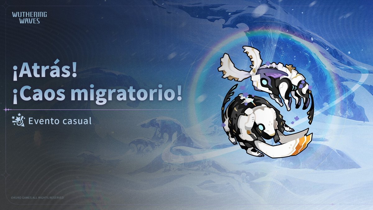 WW_ES_Official's tweet image. «¡Atrás! ¡Caos migratorio!» Evento casual

Cuando un grupo de pastores roya estaba acompañando al Exoenjambre en su travesía por el páramo, sucede un imprevisto. Los pastores solicitan tu ayuda para encontrar al Exoenjambre extraviado.

✦Duración del evento✦
19/02/2026 04:00 -…