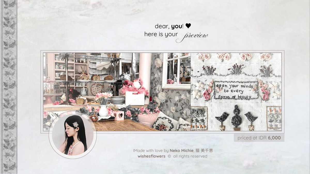 wishesflowers's tweet image. a repost will be appreciated! ♥︎

#zonauang  #zonaba  |  afternoon, dearests! here I present to you, (6) ready to wear layout from Minju of ILLIT latest updates. priced at IDR 6,000 + available in JPNGs. come &amp;amp; knock my direct message if you are interested in claim them!  𓍯 ⊹