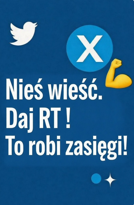 Chcesz rozgłosu dla mądrych słów? Chcesz zwycięstwa demokracji? To nie lajki - to RT, to komentarze, to Twoja aktywność pozwoli nam wygrać w 2027 ‼️
Poproszę o RT