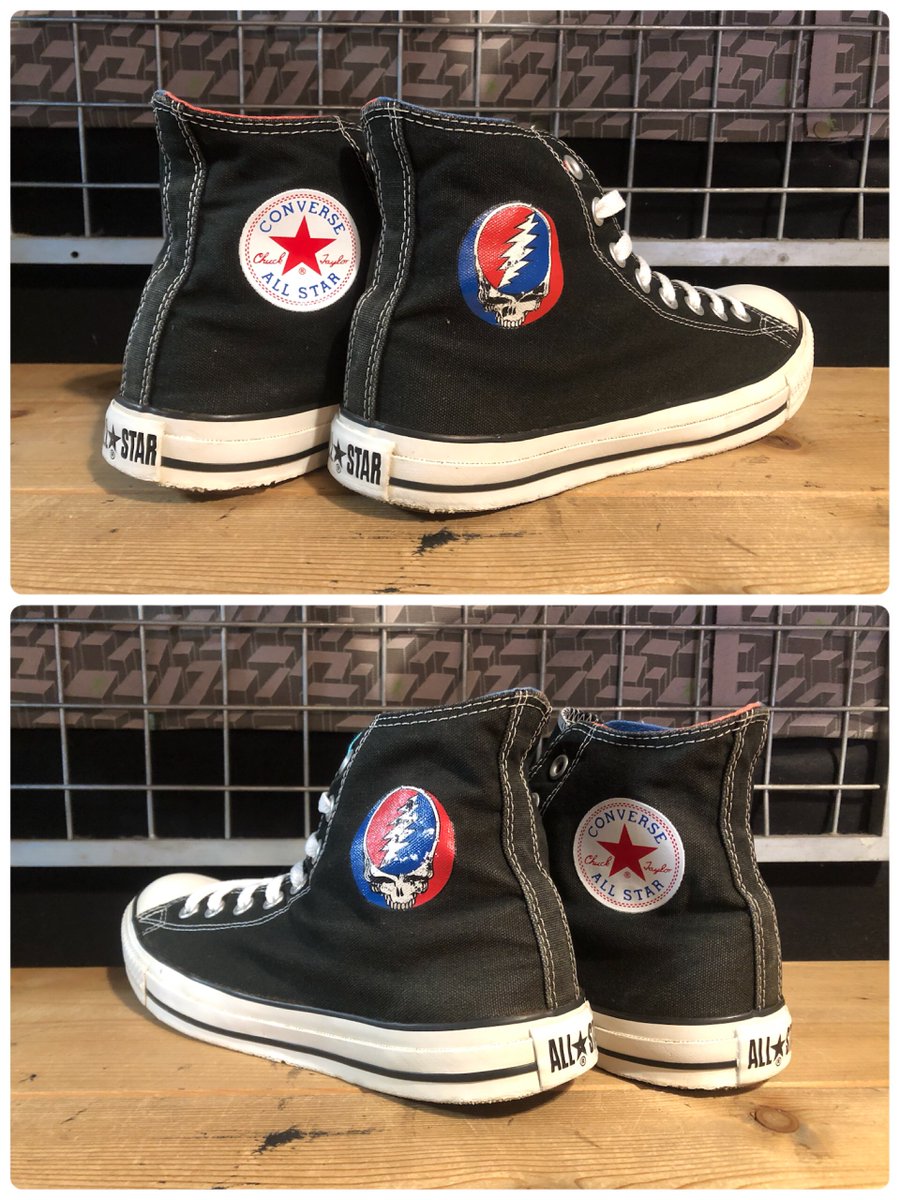 新着【converse×GRATEFUL DEAD CT DEAD HI（ブラック）USED SIZE 27.0
