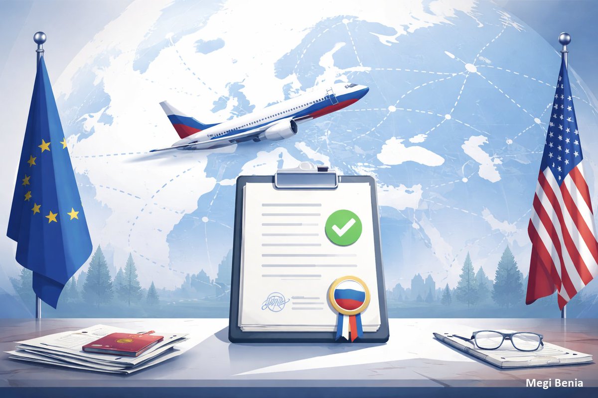 megibenia's tweet image. According to RIA Novosti, the United States assisted the Russian side in obtaining #overflight permission. While the article does not provide operational details, in practical terms this means that, at the request of the United States, European countries issued overflight