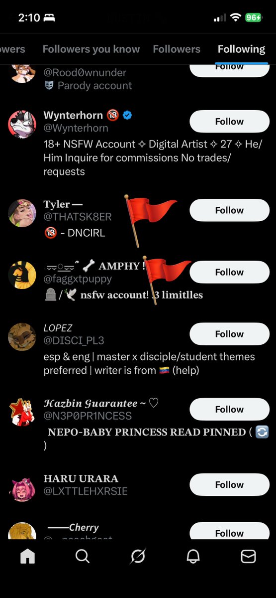 REMINDER THAT THIS PERSON IS PANDAGALZ AND IS ACTIVELY FOLLOWING PEDO ACCOUNTS. MAYBE FOLLOWING MORE BUT I TWITTER WONT LOAD THE FULL FOLLOWING LIST