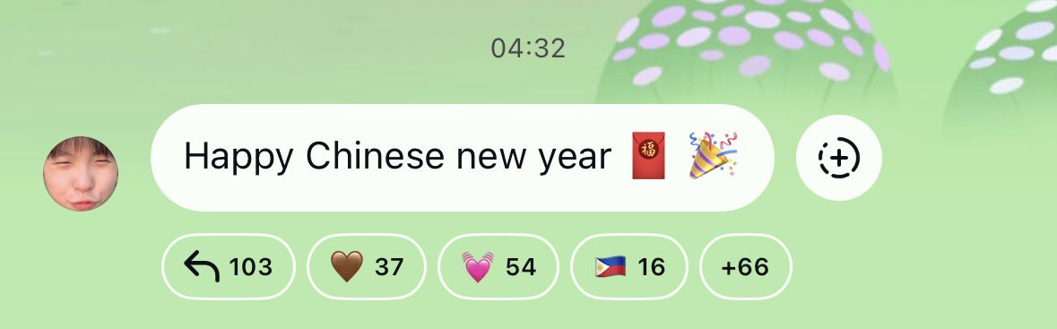 💬 — CANAL « paulblubบุ้งyoนนนะงับ 🐠🫧🤟🏻🌟 »

🐥 : Joyeux Nouvel An Chinois 🧧🎉

#tananloh_ 
#KenPaul #เคนพอล