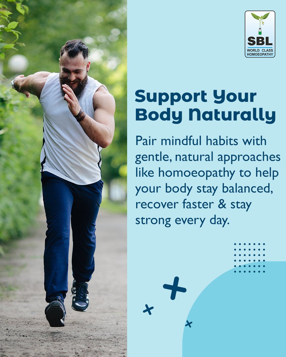 The way you sleep, eat, move, and handle stress slowly shapes your energy and resilience.
Hold on to the habits that restore you. 

And alongside your routine, add gentle, homoeopathic support to help your body stay balanced, steady, and ready for whatever the day brings.

#SBL
