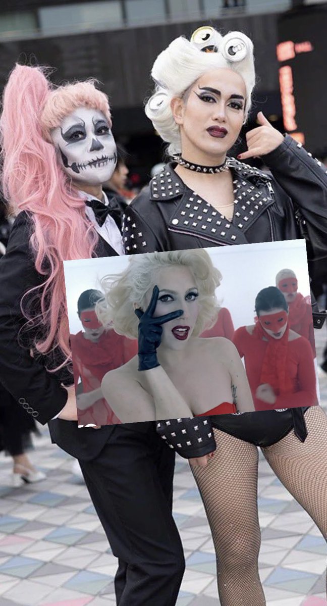QrU2B1bKvctyn0i's tweet photo. れおくんもうまこさんもステキ💓

この時のうまこさん BAD ROMANCE
のガガ様そっくりよね🫶🏻

さすが天才れおくんのメイクね🥳

＠shoosai 
＠happy_reokun https://t.co/jhQxgftd4T