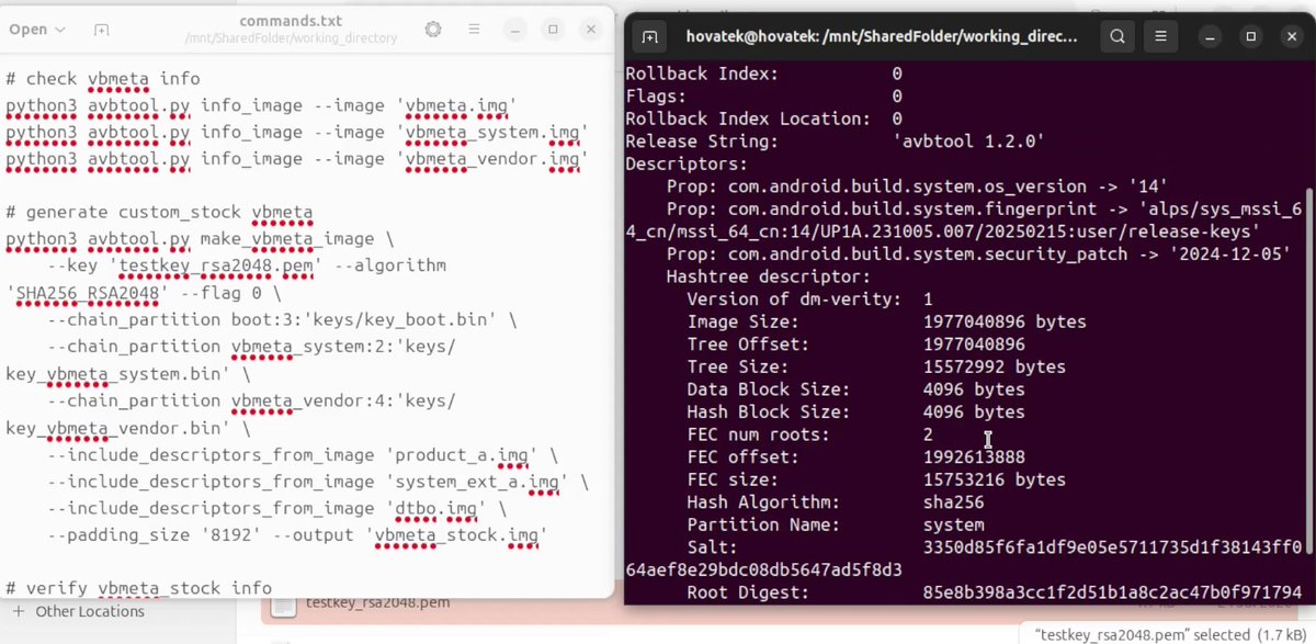 How to generate chained vbmeta.img, vbmeta_system.img and vbmeta_vendor.img
hovatek.com/forum/thread-4…