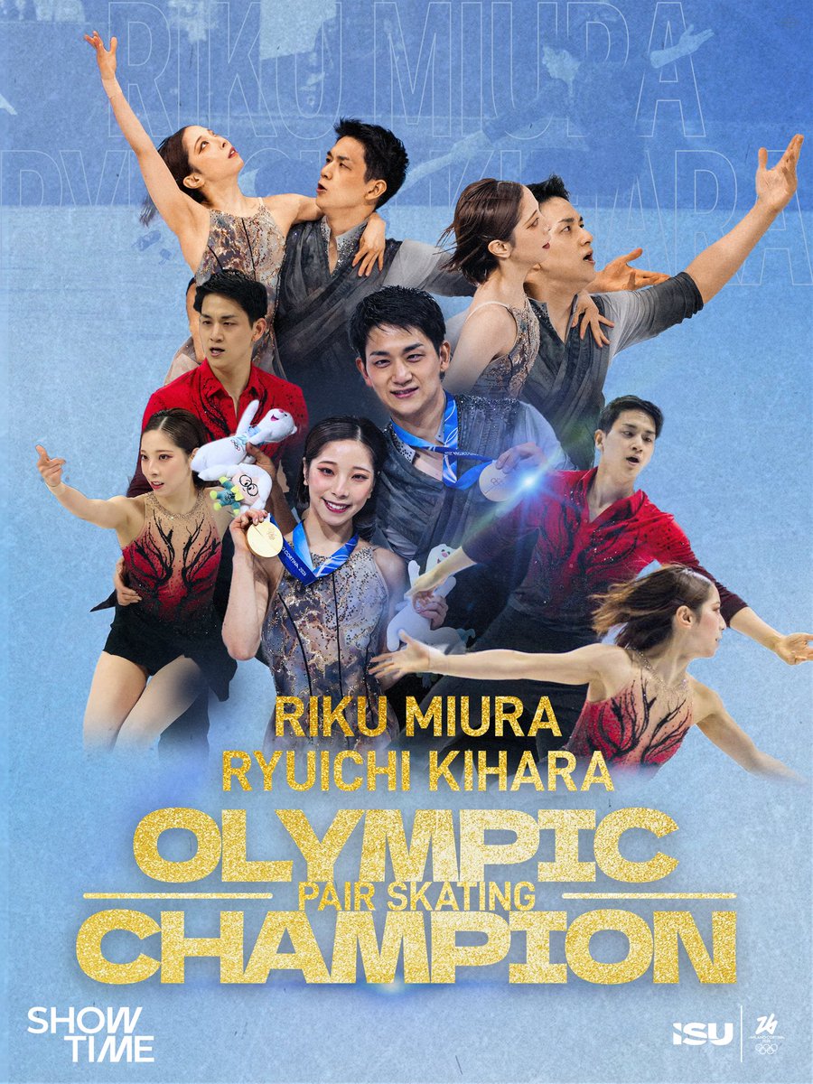 ✨ OLYMPIC CHAMPIONS ✨

Riku Miura &amp; Ryuichi Kihara soared to Olympic gold setting a new highest score in the Free Skate! 🔥 

A real #ISUShowtime moment! 

#Olympics #MilanoCortina2026 #FigureSkating